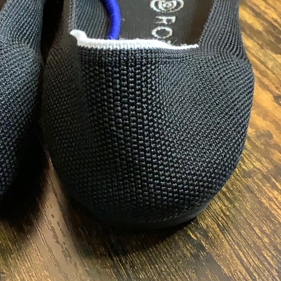 Rothy's Black Women's Shoes - Size 8W, Gently Used, Has new extra insoles! - Picture 4 of 7